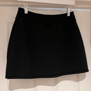 Athletic Black Skort